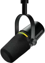 Ausinės Shure MV7+-K-BNDL – mikrofonas įgarsinimui ir vokalui su XLR/USB-C jungtimi, juodas + GATOR stovelis ant stalo
