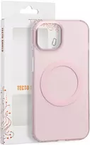 Telforceone Tecto Shield Mistiq Mag dėklas, skirtas iPhone 13 / 14 6,1 colių, rožinės spalvos