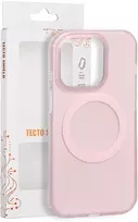 Telforceone Tecto Shield Mistiq Mag dėklas, skirtas iPhone 14 Pro 6,1", rožinis