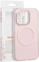 Tecto Shield Mistiq Mag dėklas, skirtas iPhone 15 Pro 6,1", rožinis