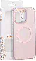 Telforceone Tecto Shield Mistiq Mag dėklas, skirtas iPhone 15 Pro Max 6,7", rožinės spalvos