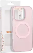 Telforceone Tecto Shield Mistiq Mag dėklas, skirtas iPhone 16 Pro 6,3" rožinės spalvos