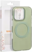 Telforceone Tecto Shield Mistiq Mag dėklas, skirtas iPhone 16 Pro 6,3", alyvuogės spalvos