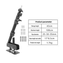 Metal Wall Mounting Light Stand Triangle Boom Arm for Photography Strobe Light Monolight Softbox Reflector Ring Light juoda