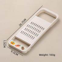 Buitinė virtuvinė vaisių daugiafunkcinė trintuvė Cartoon wire grater white