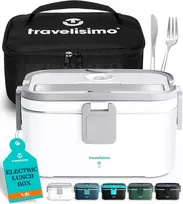 TRAVELISIMO elektrinė pietų dėžutė 1,8 l, 100 W, 12 V/24 V/220 V