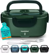 TRAVELISIMO elektrinė pietų dėžutė 1,5 l, 100 W, 12 V/24 V/220 V