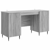 Stalas Pilka sonoma ąžuolo 142,5 x 50 x 75 cm Apdirbta mediena