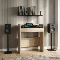 DJ stalas Sonoma ąžuolas 102 x 45 x 102 cm Apdirbta mediena