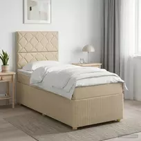 Lova LED lovos čiužinys su LED apšvietimu Kreminė 90 x 200 cm