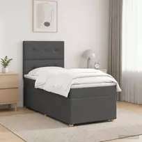 Lova LED lovos čiužinys su LED apšvietimu Tamsiai pilka 90 x 190 cm