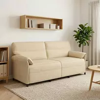 Sofa 100% poliesteris metalinis rėmas MDF, fanera