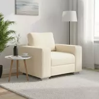 Sofa Sofos krėslas, kreminės spalvos, 100x77x82 cm, velvetas, audinys