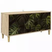 TV staliukas Televizoriaus spintelė ELBURG 102 x 33 x 50 cm Sonoma ąžuolo