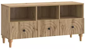 TV staliukas Televizoriaus spintelė 102 x 34,5 x 50 cm Amatinė Ąžuolas