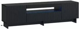 TV staliukas LED televizoriaus spintelė EDE 153 x 35 x 43 cm Juoda