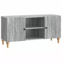 TV staliukas Televizoriaus spintelė 102 x 34,5 x 50 cm Pilka sonoma ąžuolo