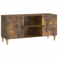 TV staliukas Televizoriaus spintelė Dūminio ąžuolo 102 x 34,5 x 50 cm