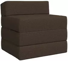 Sulankstomas Sofos Lova Taupe 200 x 70 x 15 cm Audinys
