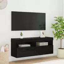 TV staliukas TV sieninė spintelė 100 x 30 x 40 cm Juodas ąžuolas