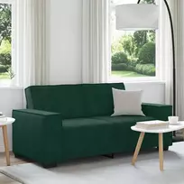 Lova Dvivietė sofa, tamsiai žalia, 180x78x84 cm, aksomas