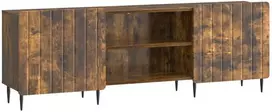 TV staliukas Televizoriaus spintelė Dūminio ąžuolo 150 x 31 x 52 cm