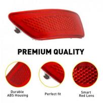 Right Rear Bumper Reflector Case For Jeep Compass 2011-15 Limited 2013-16 North red