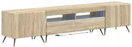 TV staliukas LED televizoriaus spintelė BREDA 3 vnt. Sonoma ąžuolas