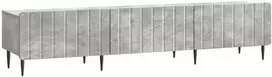 TV staliukas Televizoriaus spintelė Betono pilka 147 x 34,5 x 32 cm