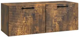 TV staliukas Sieninė TV spintelė Dūminio ąžuolo 78,5 x 31 x 30 cm
