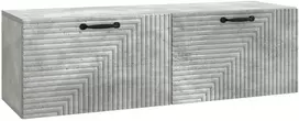 TV staliukas Sieninė TV spintelė Betono pilka 98 x 31 x 30 cm