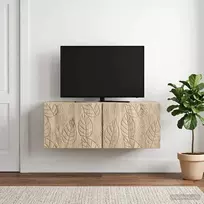 Sieninė TV spintelė 78,5 x 41 x 30 cm Sonoma ąžuolas