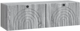 TV staliukas Sieninė TV spintelė Pilka sonoma ąžuolo 98 x 31 x 30 cm