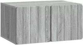 TV staliukas Sieninė TV spintelė 59,5 x 41 x 30 cm Pilka Sonoma