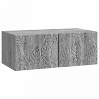 TV staliukas Sieninė TV spintelė 98 x 41 x 30 cm Pilka Sonoma