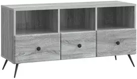 TV staliukas Televizoriaus spintelė Pilka sonoma ąžuolo 102 x 34,5 x 50 cm