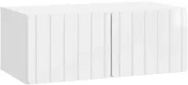 TV staliukas Sieninė TV spintelė 78,5 x 41 x 30 cm Itin blizgi balta