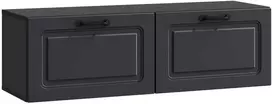 TV staliukas Sieninė TV spintelė Juoda 98 x 31 x 30 cm Apdirbta mediena