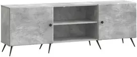 TV staliukas Televizoriaus spintelė 150 x 31 x 50 cm Betono pilka