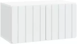 TV staliukas Sieninė TV spintelė 59,5 x 31 x 30 cm Balta Apdirbta mediena