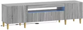 TV staliukas LED televizoriaus spintelė ARNHEM 153 x 35 x 43 cm Pilka Sonoma