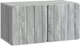 TV staliukas Sieninė TV spintelė 59,5 x 31 x 30 cm Pilka Sonoma