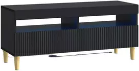 TV staliukas LED televizoriaus spintelė ARNHEM 100 x 35 x 43 cm Juoda