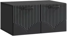 TV staliukas Sieninė TV spintelė Juoda 59,5 x 41 x 30 cm Apdirbta mediena