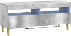TV staliukas LED televizoriaus spintelė ARNHEM 100 x 35 x 43 cm Betono pilka