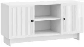 TV staliukas Televizoriaus spintelė 102 x 34,5 x 50 cm Itin blizgi balta