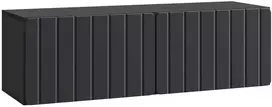 TV staliukas Sieninė TV spintelė 98 x 31 x 30 cm Juoda Apdirbta mediena