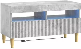 TV staliukas LED televizoriaus spintelė ARNHEM 81 x 35 x 43 cm Betono pilka