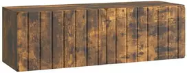 TV staliukas Sieninė TV spintelė 98 x 31 x 30 cm Dūminio ąžuolo
