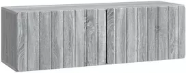 TV staliukas Sieninė TV spintelė 98 x 31 x 30 cm Pilka Sonoma